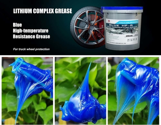 Olio di base ad alta viscosità Macchine pesanti Lubrificante a spruzzo di grasso di litio bianco e blu